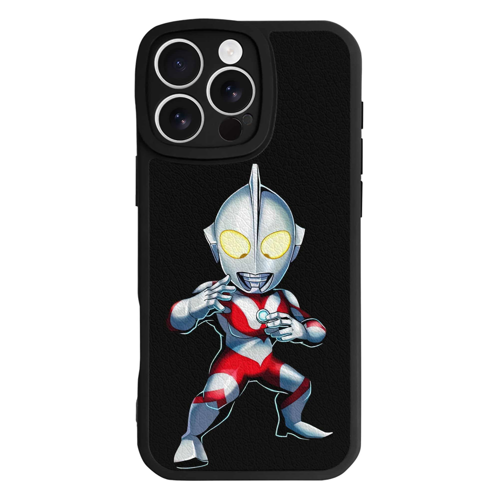 （画像用） ウルトラマン Ultraman 【iPhone 16シリーズ対応】シリコンスマホケース（レザー調） 材質：シリコン